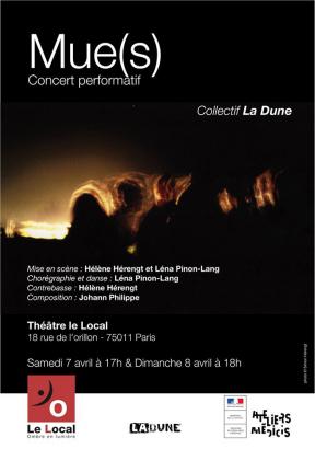 Présentation(s) de Mue(s) à Paris – Théâtre le local