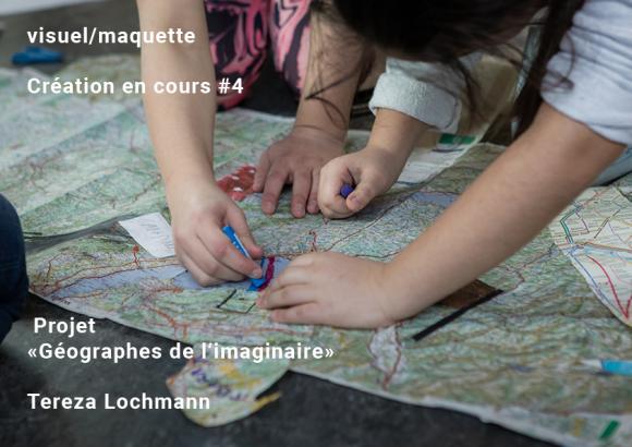 Géographes de l'imaginaire, dessin, reconstruction, documentation AIMS, carte