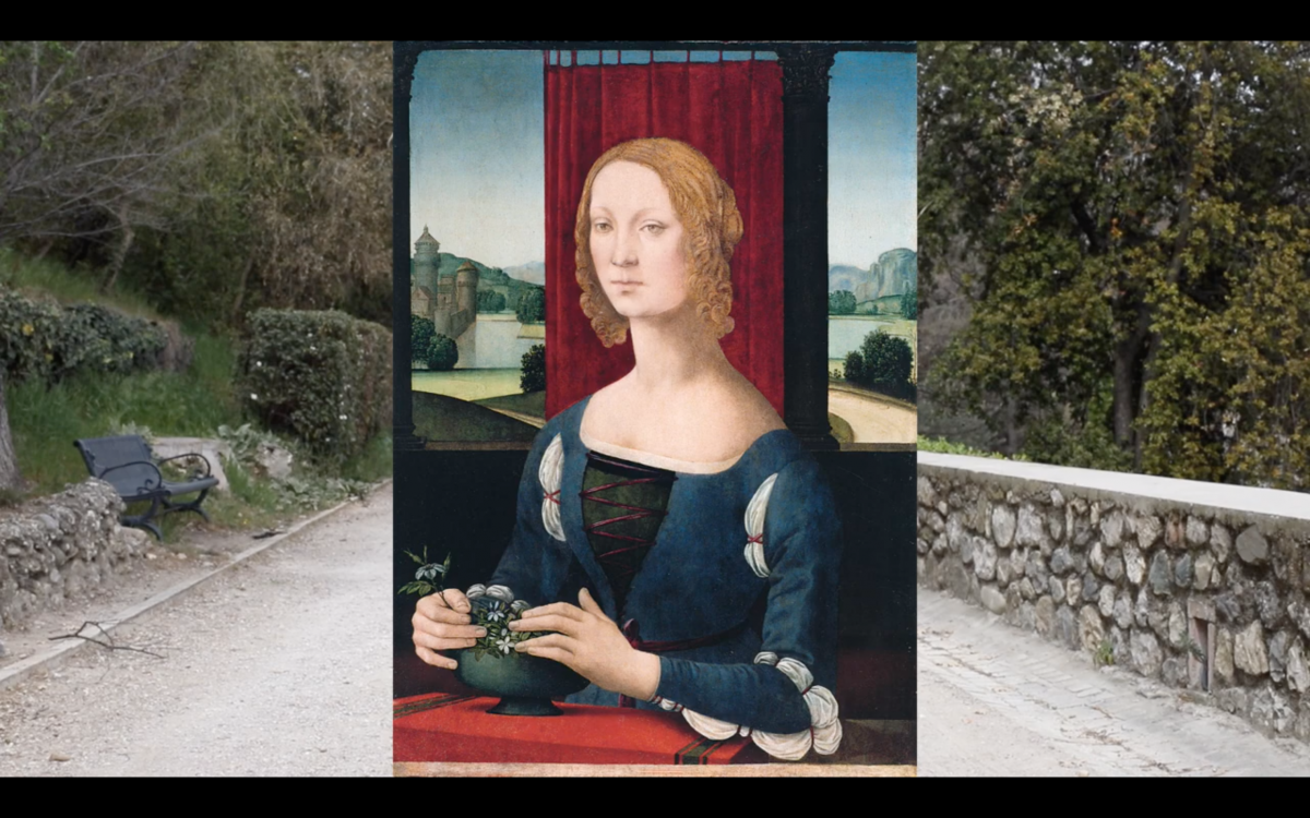 Peinture de Lorenzo di Credi: Portrait d’une jeune femme 