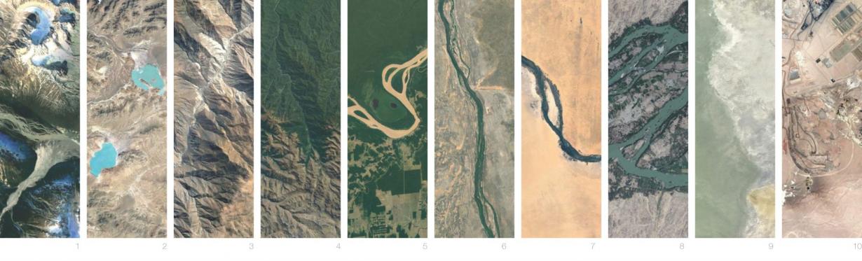 Les photographies aériennes à travers différents territoires du monde permettent de se rendre de l'impact que l'homme peut avoir sur la nature environnante.