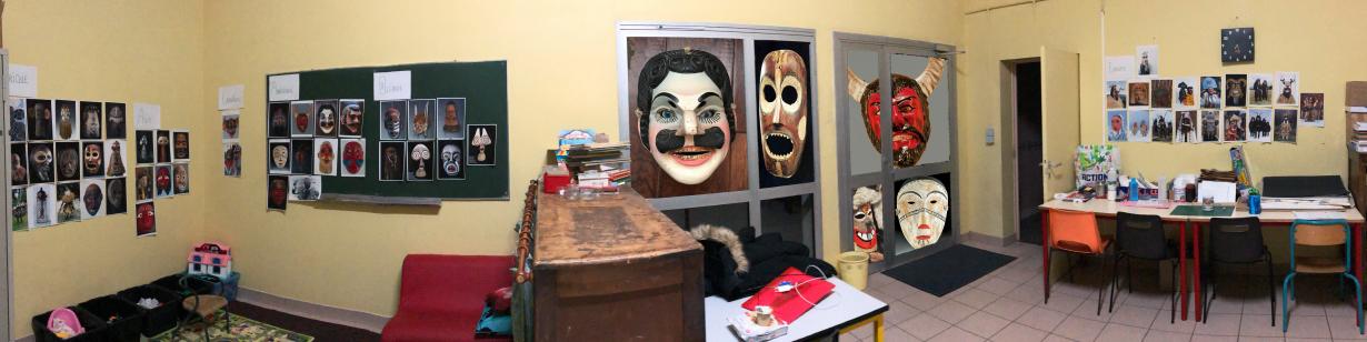 Expotition d'exemples de masques à travers le monde